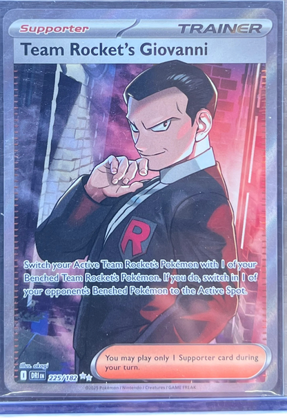 Team Rocket's Giovanni - 225/182 - SV10: Destined Rivals (DRI) — normalized