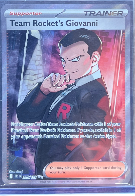 Team Rocket's Giovanni - 225/182 - SV10: Destined Rivals (DRI) — normalized