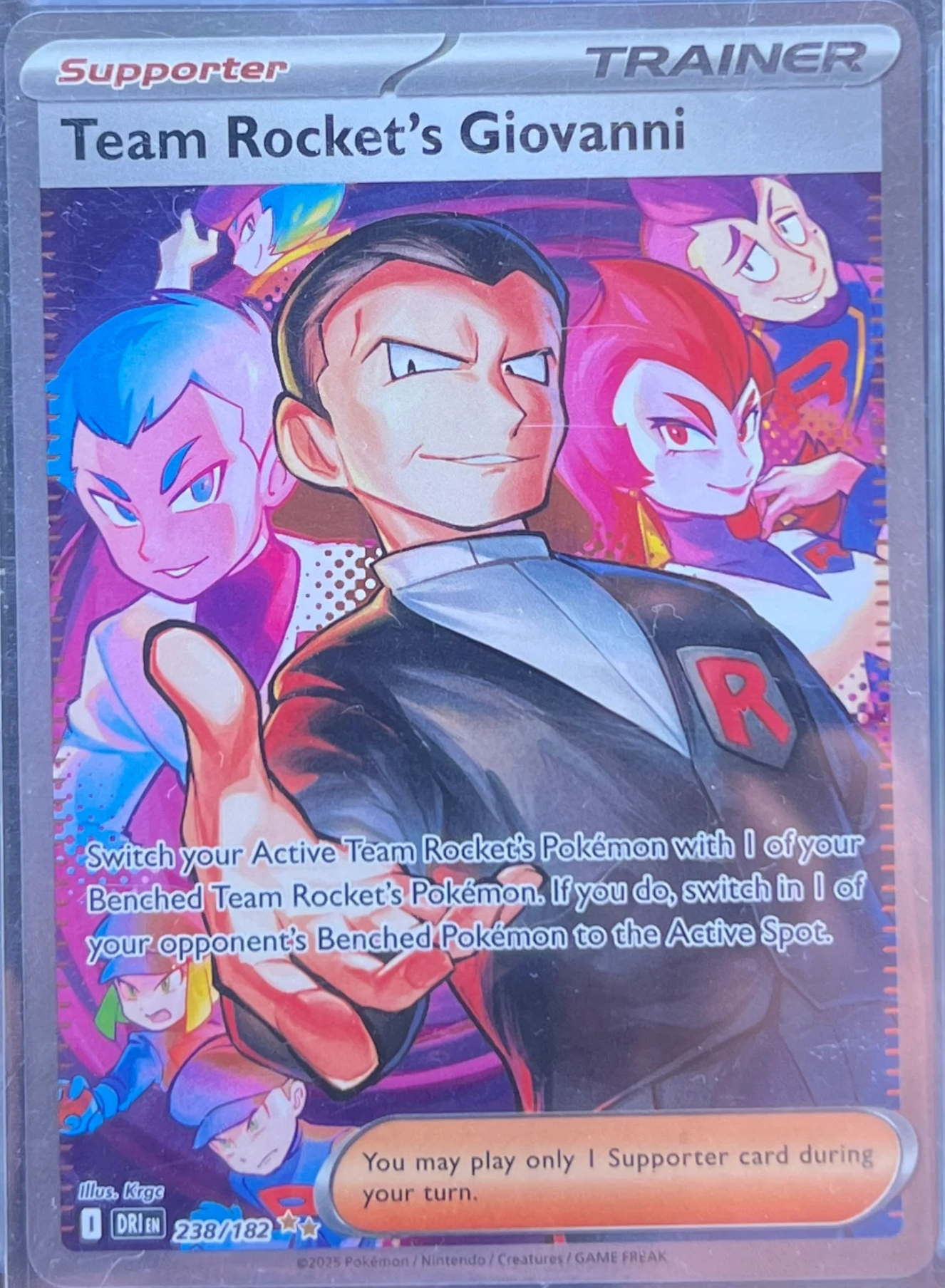 Team Rocket's Giovanni - 238/182 - SV10: Destined Rivals (DRI) — normalized