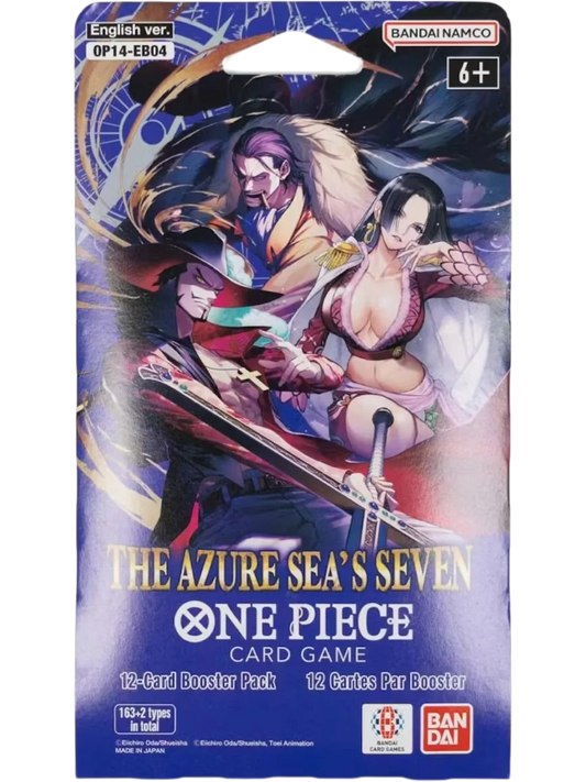 One Piece The Azure Sea's Seven Sleeved Booster Pack (OP-14) — normalized