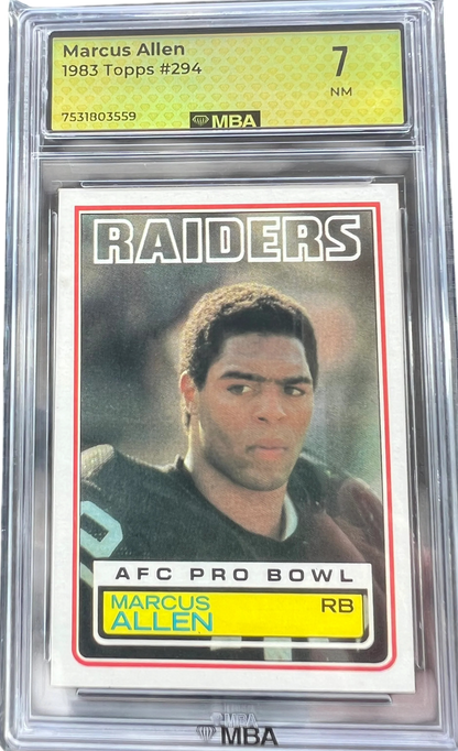 Topps 1983 Marcus Allen Rookie #294 — normalized