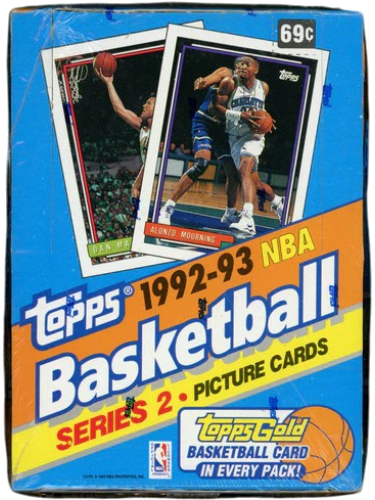 Topps 1992-93 Basketball Series 2 Sealed Box — normalized