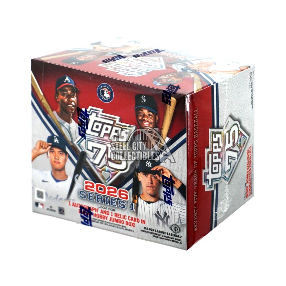 2026 Topps Series 1 Baseball JUMBO Box - Factory Sealed