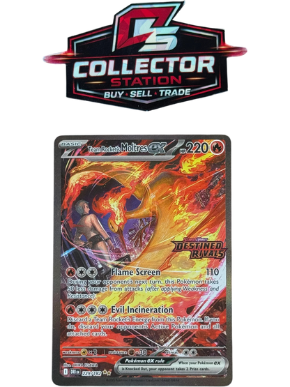 Team Rocket's Moltres ex - 229/182 (Destined Rivals Stamp) — normalized